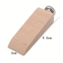DIY Leather Craft Edge Tool Beech Block Handmade Leather Durable Tanned Tool Wooden Edge Grinding Sandpaper Treatment