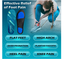 Plantar Fasciitis Insoles, 220+lbs Heavy Duty High Arch Support Inserts,
