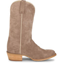 Tony Lama Men's 12" Plano Western Boot Taupe Suede (DR3051)