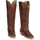 Tony Lama Women's 15" Jess Western Boot Cognac (DR4251) - Front View