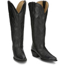 Tony Lama Women's 15" Jess Western Boot Black (DR4252) - Front View