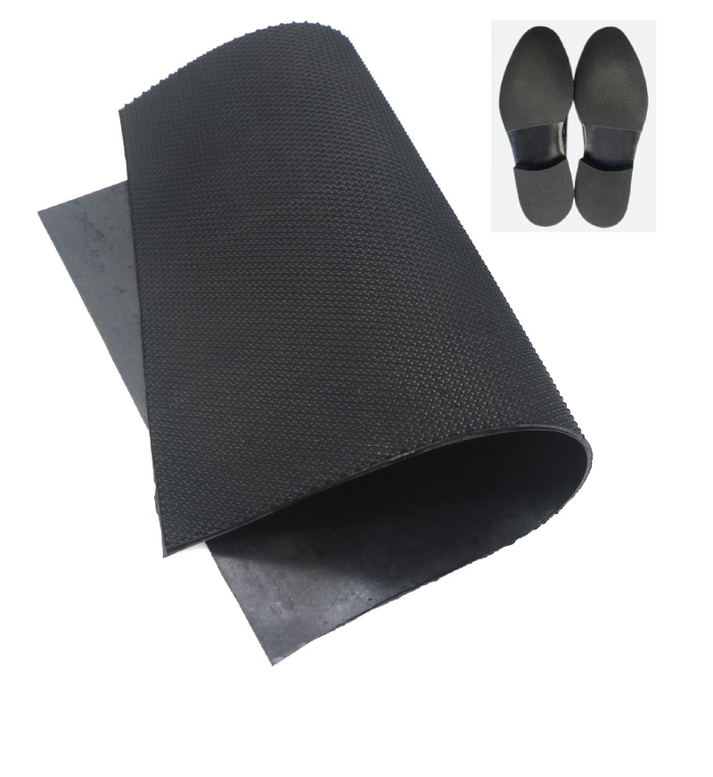 Resistant Sole Sheet 2.2MM Heel Repair Pad Rubber Sole Pad Black Shoes Bottom Repairing Material for Women Men Shoes