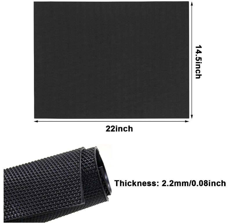 Resistant Sole Sheet 2.2MM Heel Repair Pad 15x22 Inch Rubber Sole Pad Black Shoes Bottom Repairing Material for Women Men Shoes