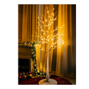 Dazzle Bright Lighted Tree, 6 Ft Birch Tree with Fairy Lights for Decoration Inside Outside, Birch Tree with 144 LED Lights for Christmas Holiday Wedding Home Room Decor, 1 Pack