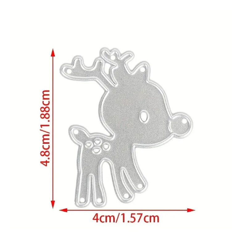 Deer Design Cutting Dies - Embossing Stencils