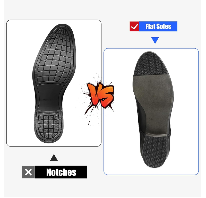 Shoes Heel Pads, 4 Pcs Adhesive Anti Slip Shoe Repair Pads Silicone Noise Reduction Shoes