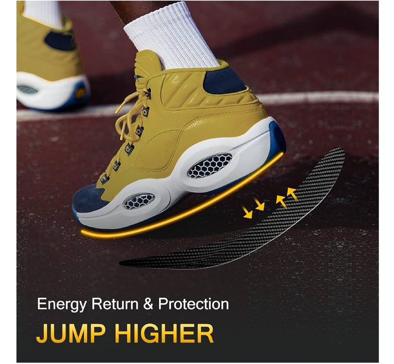 Carbon Fiber Insoles for Sport, Foot Support Performance Insoles for Athletes-Reduces Shock to Increase