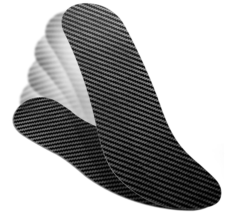 Carbon Fiber Insoles for Sport, Foot Support Performance Insoles for Athletes-Reduces Shock to Increase