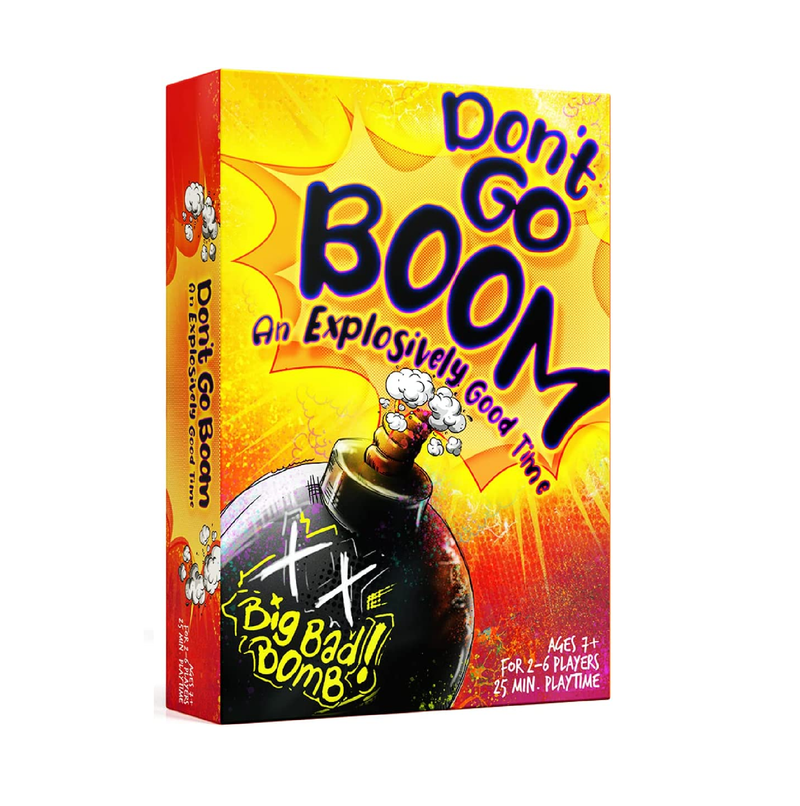 Don’t Go Boom Card Game Family Card Games Kids Gifts  Card Games for Kids