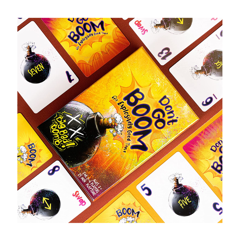 Don’t Go Boom Card Game Family Card Games Kids Gifts  Card Games for Kids