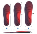 Dr. Foot's Arch Support Insoles, Relief from Plantar Fasciitis, Metatarsal and Heel Pain,