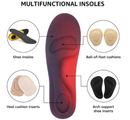 Dr. Foot's Arch Support Insoles, Relief from Plantar Fasciitis, Metatarsal and Heel Pain,