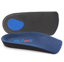 Dr. Foot's 3/4 Length Orthotics Insoles - Best Insoles for Corrects Over-Pronation, Fallen Arches, Fat Feet - Plantar Fasciitis,