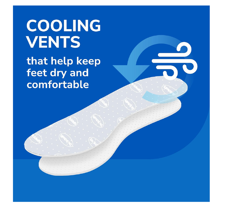 Dr. Scholl's AIR-PILLO Insoles // Ultra-Soft Cushioning and Lasting Comfort with Two Layers of Foam that Fit in Any Shoe - One pair