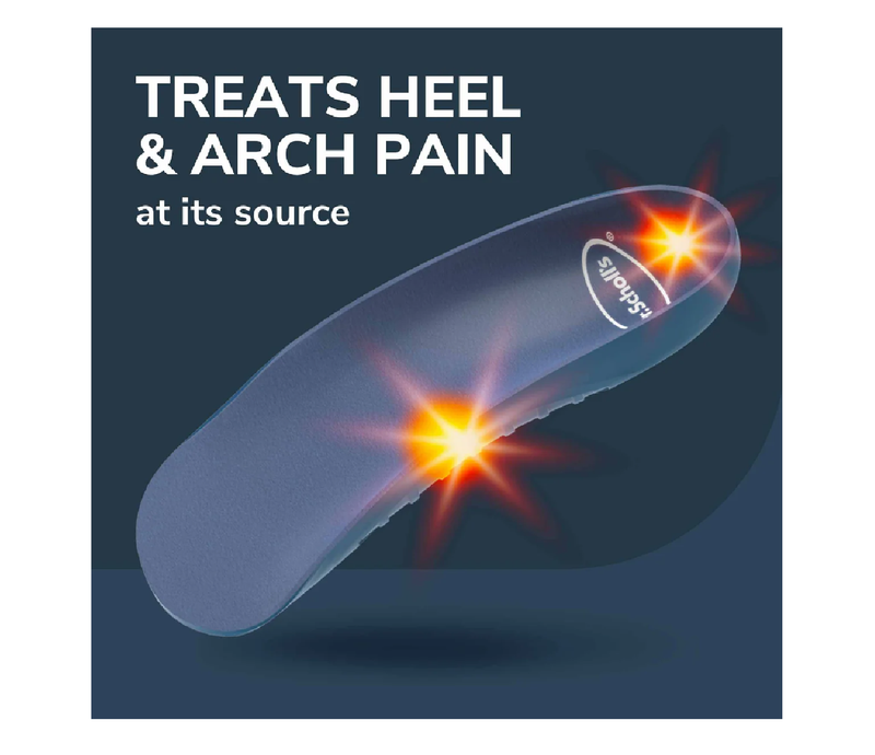 Dr. Scholl's Heel & Arch All-Day Pain Relief Orthotic Insoles, ¾ Length Shoe Inserts, Women Size 6-10, 1 Pair