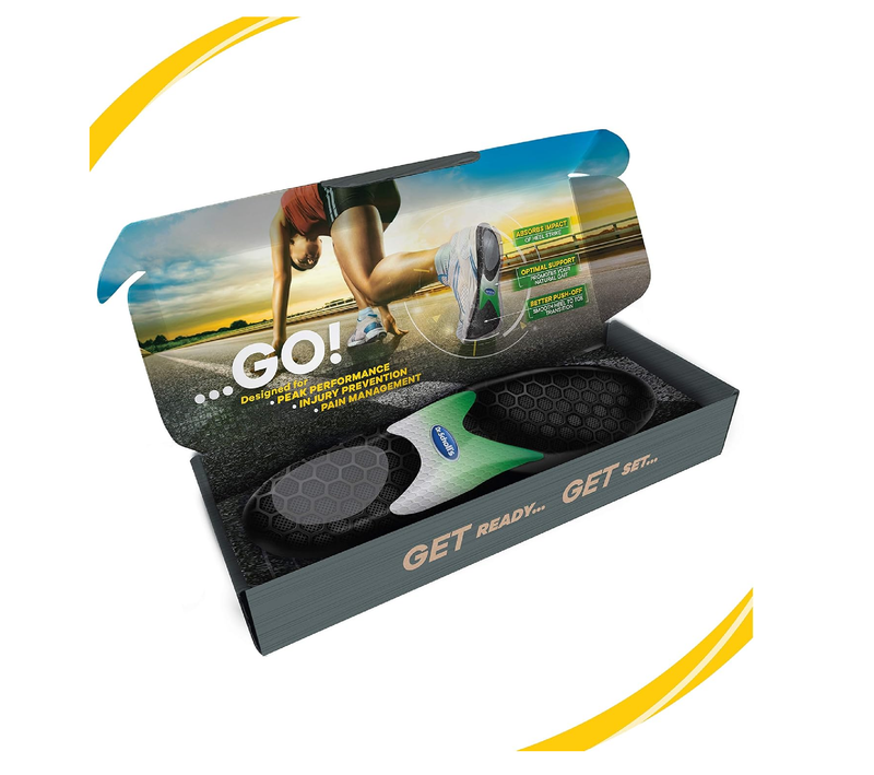 Dr. Scholl's Performance Sized to Fit Running Insoles for Men & Women,