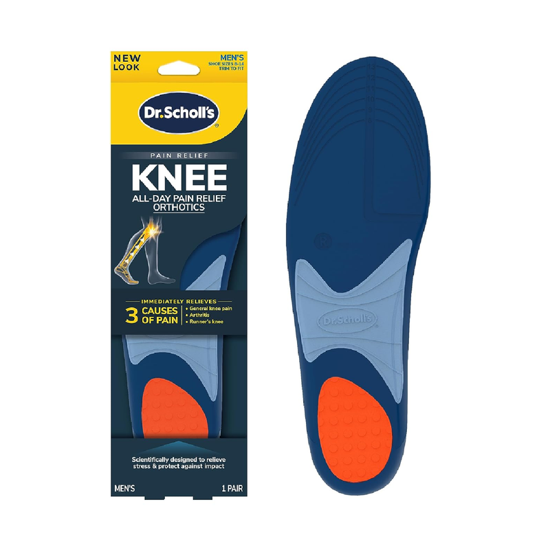 Dr. Scholl's Knee All-Day Pain Relief Orthotics, Insoles for Immediate and All-Day Knee Pain Relief Including Pain from Osteoarthritis and Runner’s Knee