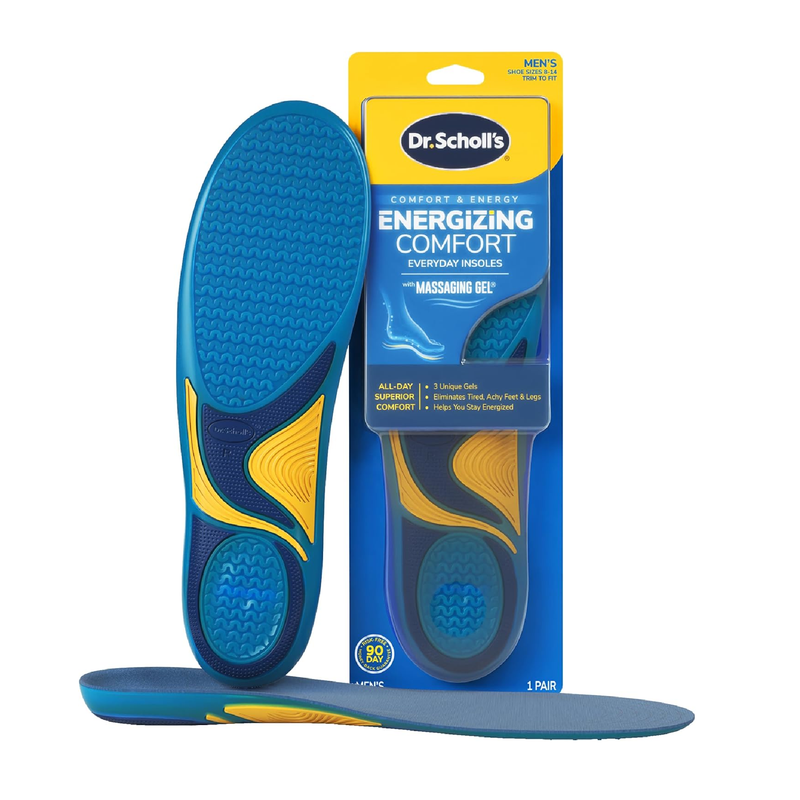 Dr. Scholl’s Energizing Comfort Women’s Everyday Insoles with Massaging Gel