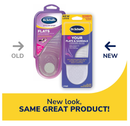Dr. Scholl's Love Your Flats & Sandals and Heels & Wedges 3/4 Length Insoles, All-Day Comfort, 1 Pair Each