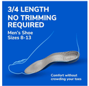 Dr. Scholl's Tri-Comfort Orthotics Inserts, Men's Size 8-12, 1-Pair Packages