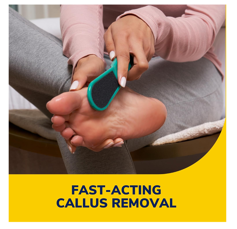 Dr. Scholl's Fast Acting Callus Remover Gel Kit, Hard Skin Removal, Smooth Soft Feet in Minutes, Salon Professional Formula,