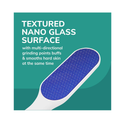 Dr. Scholl's Hard Skin Remover Nano Glass Foot File - Foot Callus Remover Foot Scrubber Dead Skin Remover