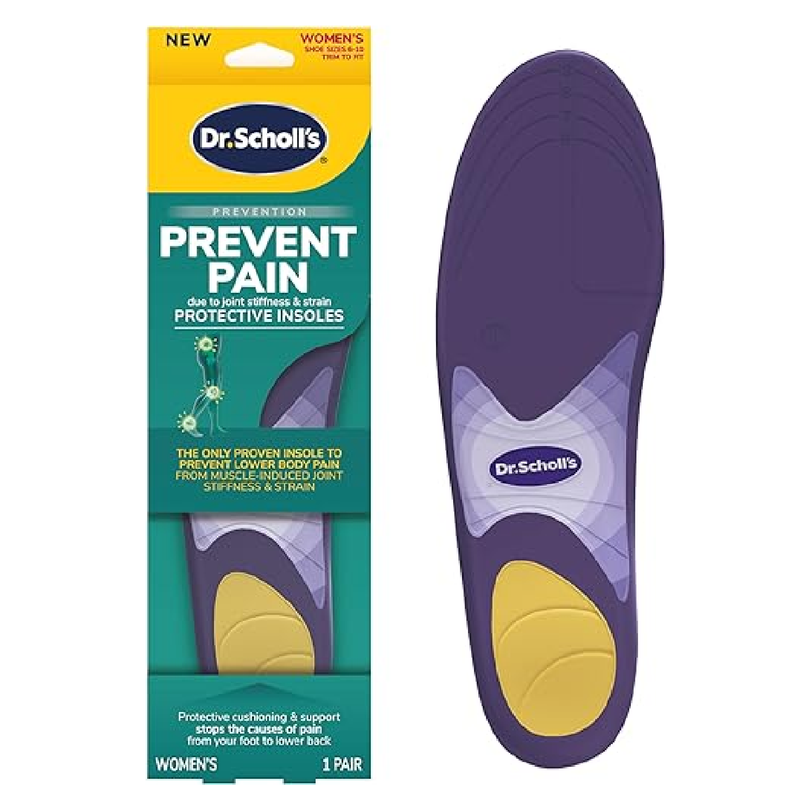 Dr. Scholl's Prevent Pain Lower Body Protective Insoles, 1 Pair, Men's 8-14, Protects Against Foot