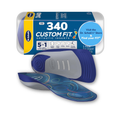 Dr. Scholl’s Custom Fit Orthotics 3/4 Length Inserts CF 340, 5-in-1 All-Day Pain Relief for Feet, Lower Back, Knees, Heel & Plantar Fasciitis