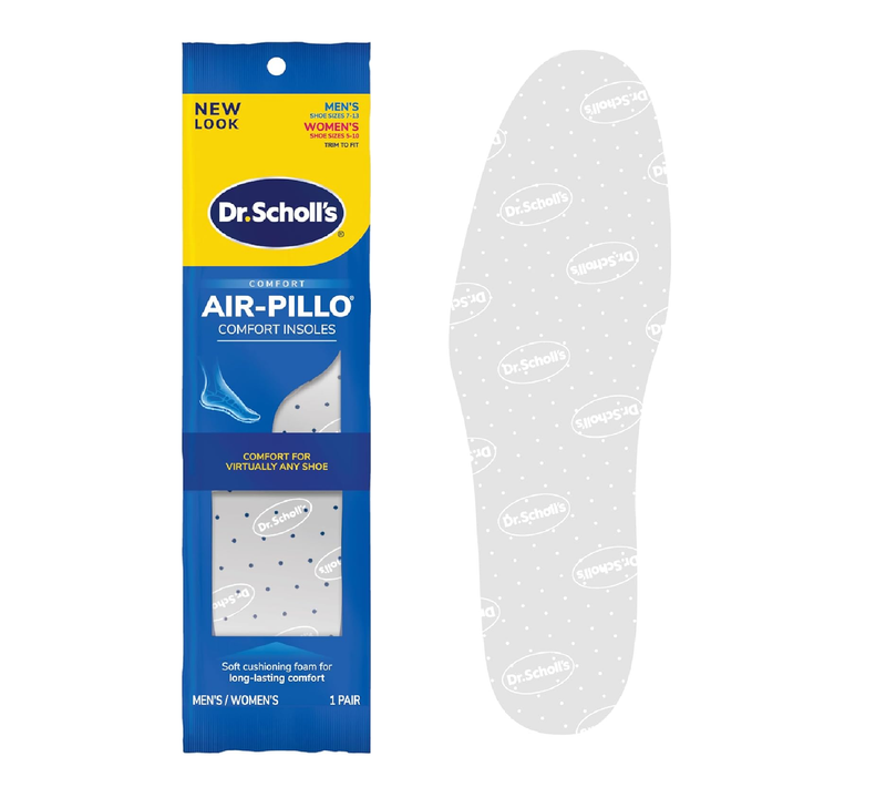 Dr. Scholl's AIR-PILLO Insoles // Ultra-Soft Cushioning and Lasting Comfort with Two Layers of Foam that Fit in Any Shoe - One pair