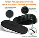 Dr. Shoesert Height Increase Insoles for Men and Women, Wool Felt Gel Heel Cushion Inserts for Leg Length Discrepancy,