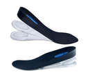 Dr. Shoesert 3-Layer Adjustable Height Increase Insoles, 3/4 Length Shock Absorption Cushion Heel Lift Inserts