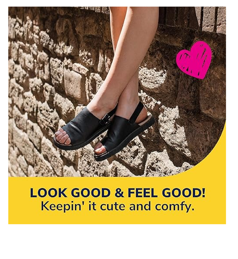 Dr. Scholl's Love Your Flats & Sandals 3/4 Length Insoles, All-Day Comfort, Relieve & Prevent Shoe Discomfort, Absorbs Shock, Arch Support