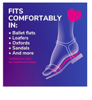 Dr. Scholl's Love Your Flats & Sandals 3/4 Length Insoles, All-Day Comfort, Relieve & Prevent Shoe Discomfort, Absorbs Shock, Arch Support