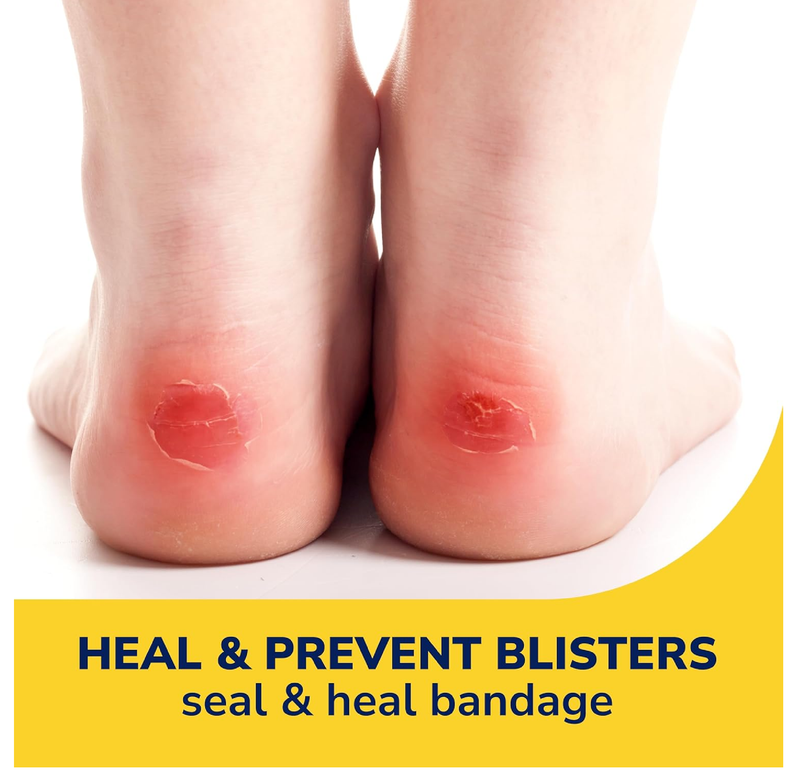 Dr. Scholl's Blister Cushions Seal & Heal Bandage with Hydrogel Technology, 8 ct // Immediate & All-Day Pain Relief,