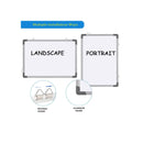 Dry Erase Whiteboard 12" x 16" | to Hang 8 Magnetic Markers 6 Magnets Portable to Write