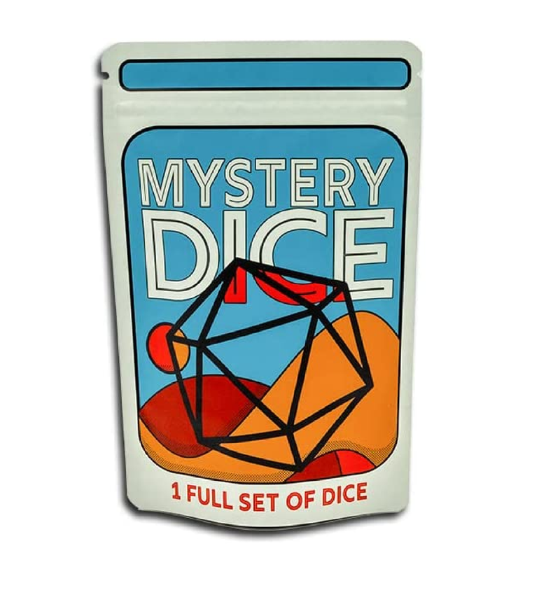 Dungeon Craft Mystery Dice Set of 7 Polyhedral Dice Wide Range of Patterns Gaming Dice Suitable for Role Playing Table Games