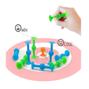 10pcs Darts Sucker Soft Silicone Sucker Game Set Decompression Anti Anxiety Puzzle Sucker Toy Indoor and Outdoor Dart Throwing Competitive Games