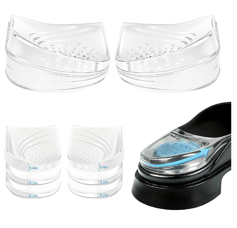 6PCS Adjustable Heel Wedge Inserts for Supination & Overpronation Insoles Correction,
