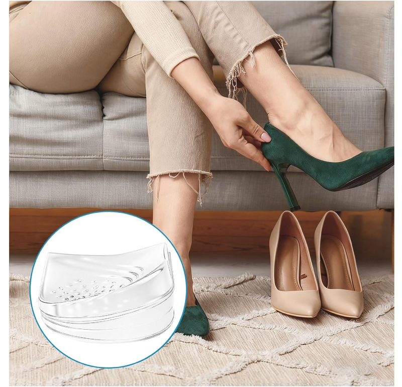 6PCS Adjustable Heel Wedge Inserts for Supination & Overpronation Insoles Correction,