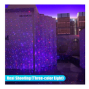 ECOHDT Laser Christmas Projector Lights Outdoor, RGB 3 Colors Firefly Lights & Stars Light Show, Holiday Projector Christmas Decorations for Yard/House/Garden/Party, Christmas Gift, Home Decor