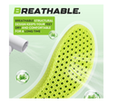 2 Pairs Comfort Insoles, Feature Foam Cushioning That rebounds with Each Step.