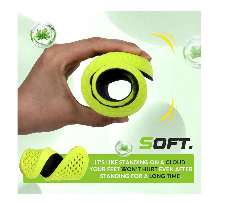2 Pairs Comfort Insoles, Feature Foam Cushioning That rebounds with Each Step.