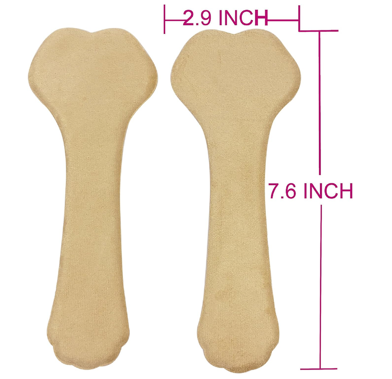 ERGOfoot Lady Gel-Velvety Insole for High Heels 3/4 High Heel Pain Relief Insoles Shoe Pads/1 Pair