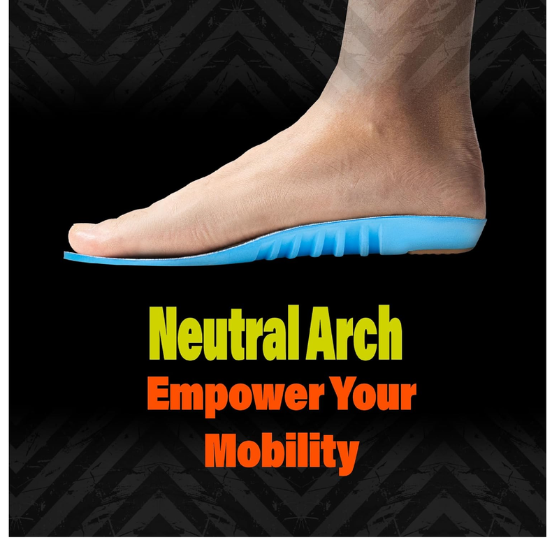 (New) Exland Work Comfort Memory Foam Gel Insoles for Men and Women - Standing All Day Cushioning,