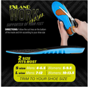 (New) Exland Work Comfort Memory Foam Gel Insoles for Men and Women - Standing All Day Cushioning,