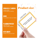 Eaasty 500 Conversation Cards Starters for Friends Conversation Cards Topic Talk Conversation Cards Getting to Know You Games Questions Starters Cards for Friends Coworkers