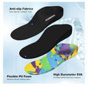 Kids Orthotic Cushioning Arch Support Shoe Insoles, Children EVA Foam Inserts for Flat Feet,