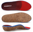 Plantar Fasciitis Relief Feet Cork Insoles Arch Supports Orthotics Inserts for Flat Feet, High Arch,