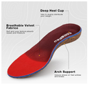 Plantar Fasciitis Relief Feet Cork Insoles Arch Supports Orthotics Inserts for Flat Feet, High Arch,