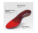 Plantar Fasciitis Relief Feet Cork Insoles Arch Supports Orthotics Inserts for Flat Feet,